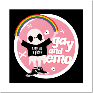 Gay and Emo Badge Posters and Art